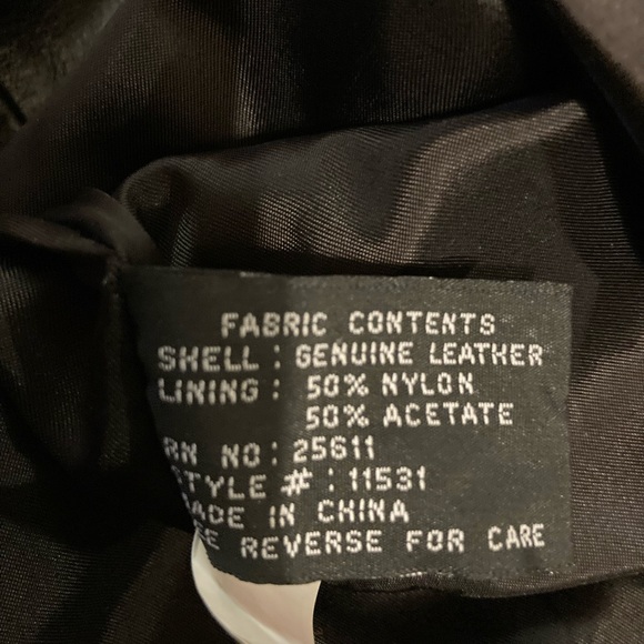 Avanti New York Leather Jacket - Picture 5 of 10